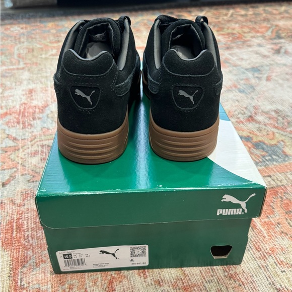 NWT Puma Slipstream Gum Suede Sneaker in black/gum men’s 10.5 - Picture 5 of 6